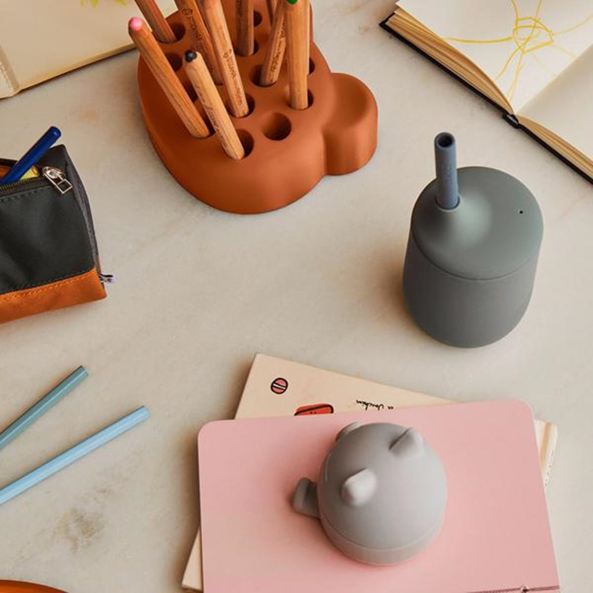 Liewood Ellis Silikonhode Faune Green / Hunter Green Mix