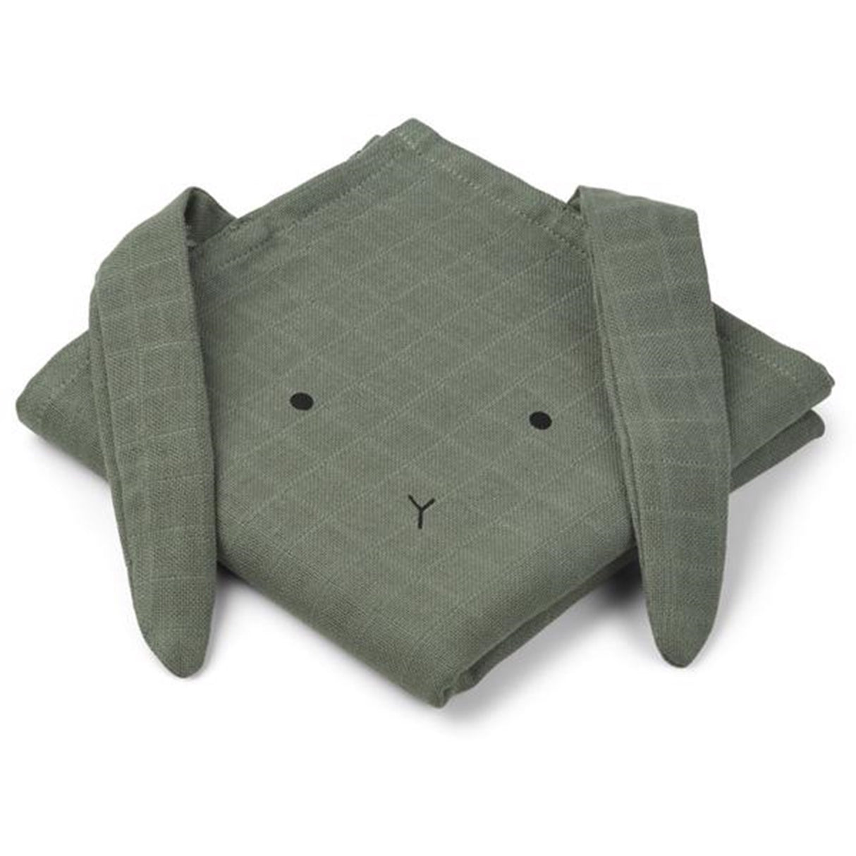 Liewood Hannah Stoffbleie Rabbit 2 pk. Rabbit Faune Green