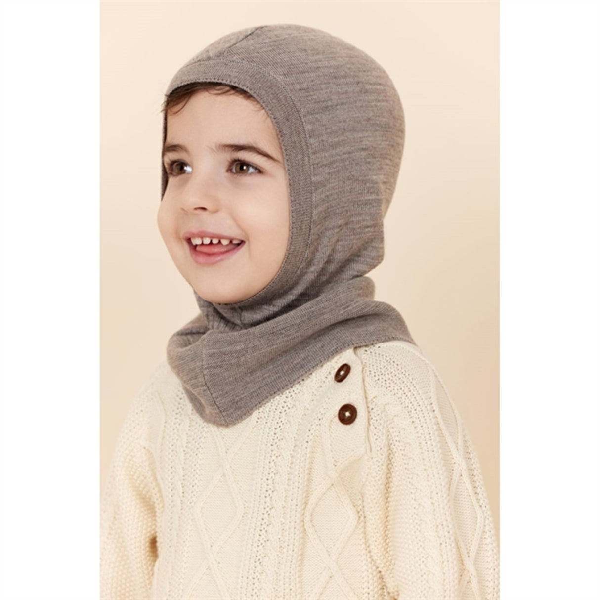 Copenhagen Colors Natural Melange Elefantlue Strikket Merino