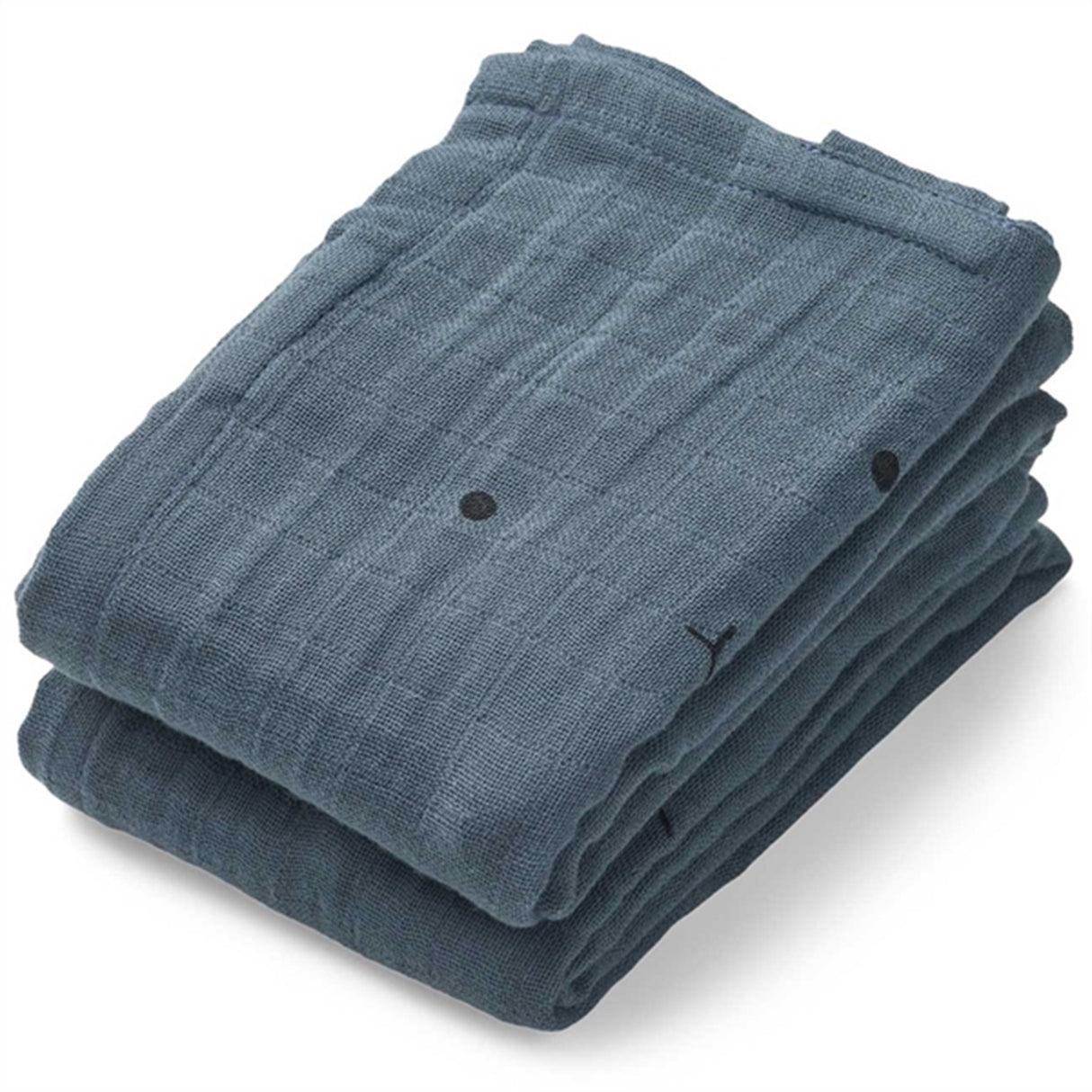 Liewood Hannah Stofble Rabbit 2 Pack Whale Blue