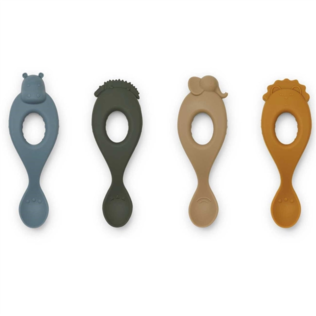 Liewood Liva Silikonbarbering Safari Blue Multi Mix 4-Pakning