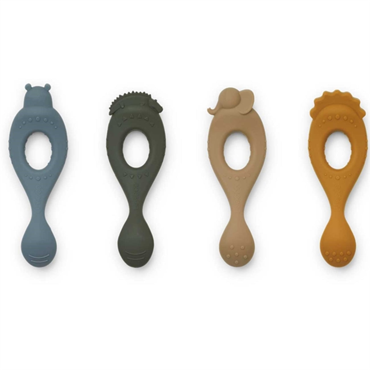 Liewood Liva Silikonbarbering Safari Blue Multi Mix 4-Pakning