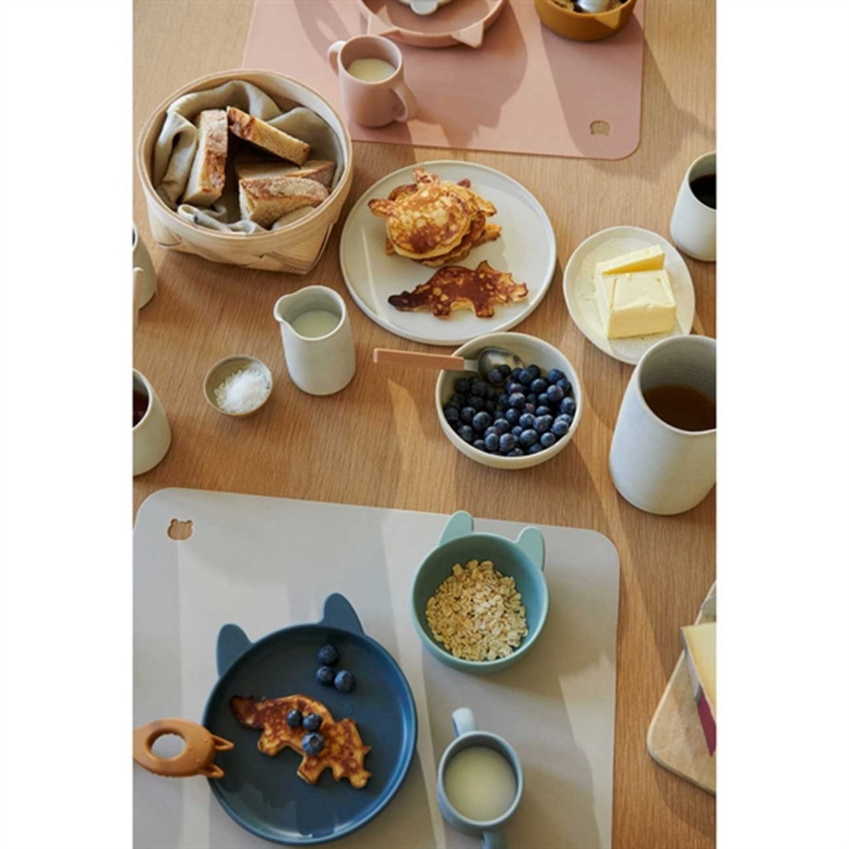 Liewood Vivi Silikone Sæt Rabbit Blue Multi Mix