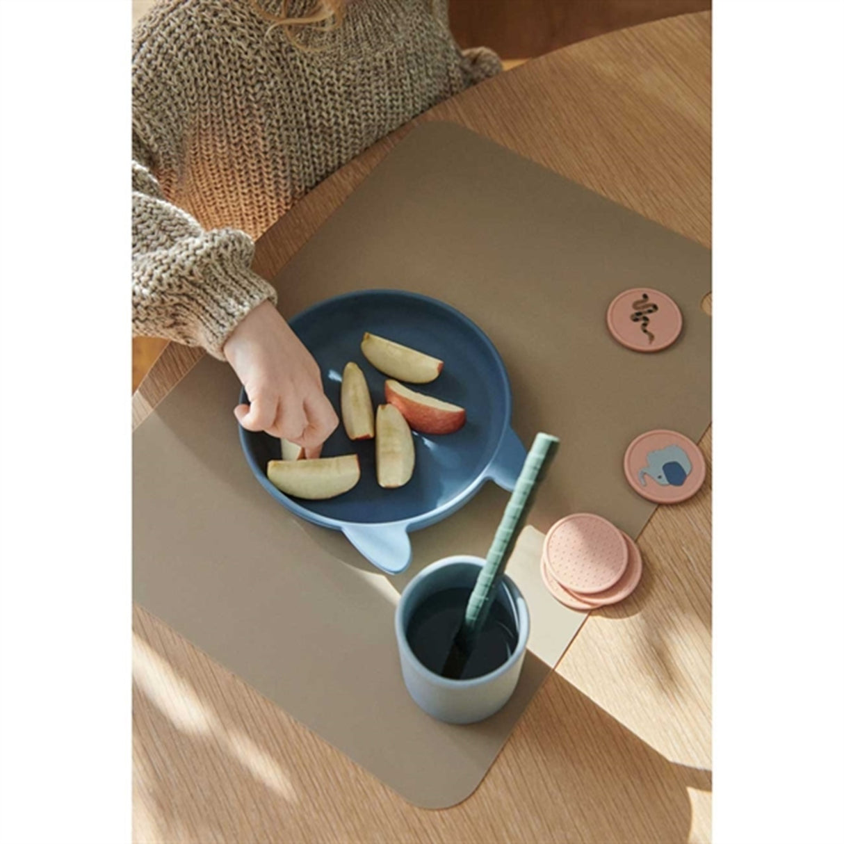 Liewood Vivi Silikone Sæt Rabbit Blue Multi Mix