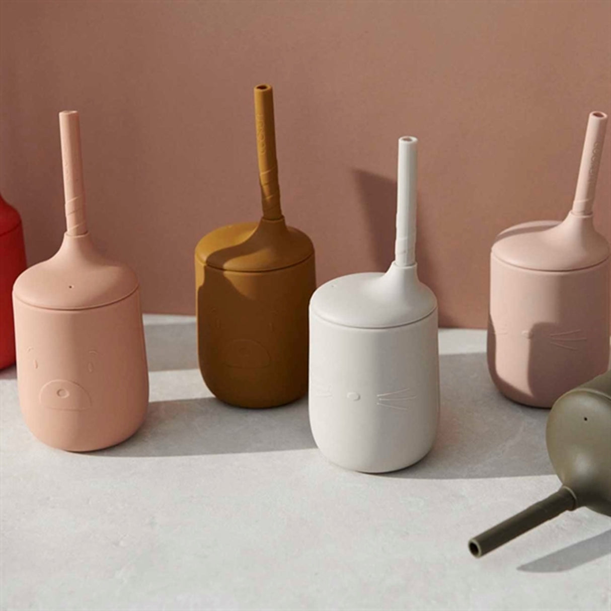 Liewood Ellis Silicone Kop Mr Bear Golden Caramel