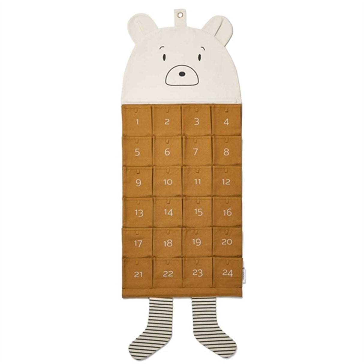 Liewood Klaus Julekalender Mr Bear Golden Caramel Multi Mix