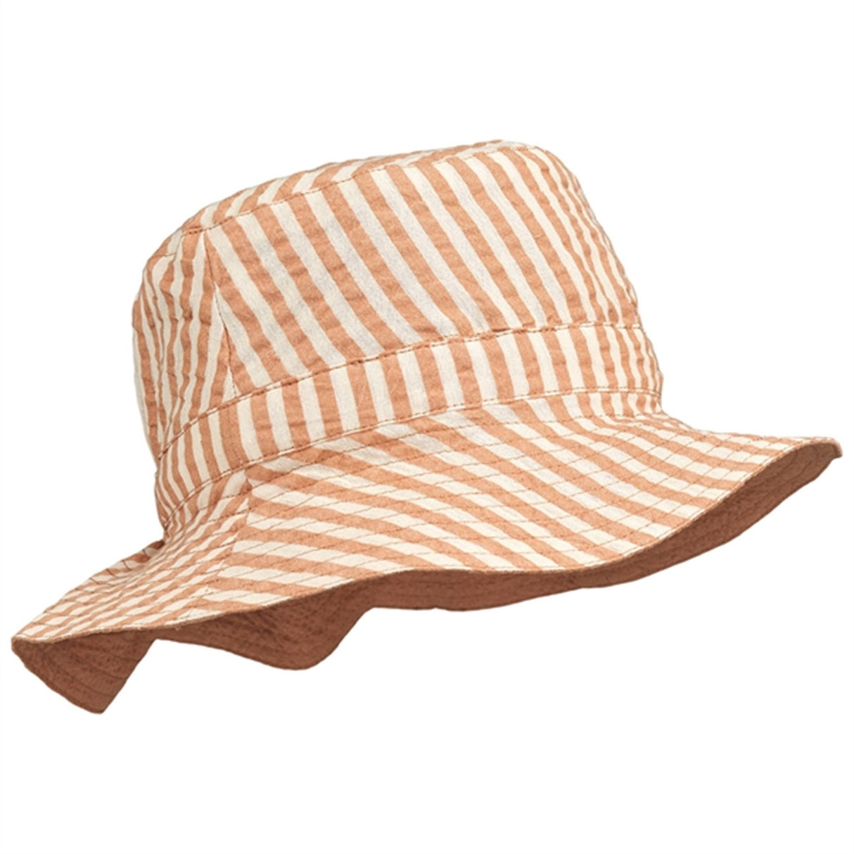 Liewood Sander Solhatt Y/D Stripe Tuscany Rose/Sandy