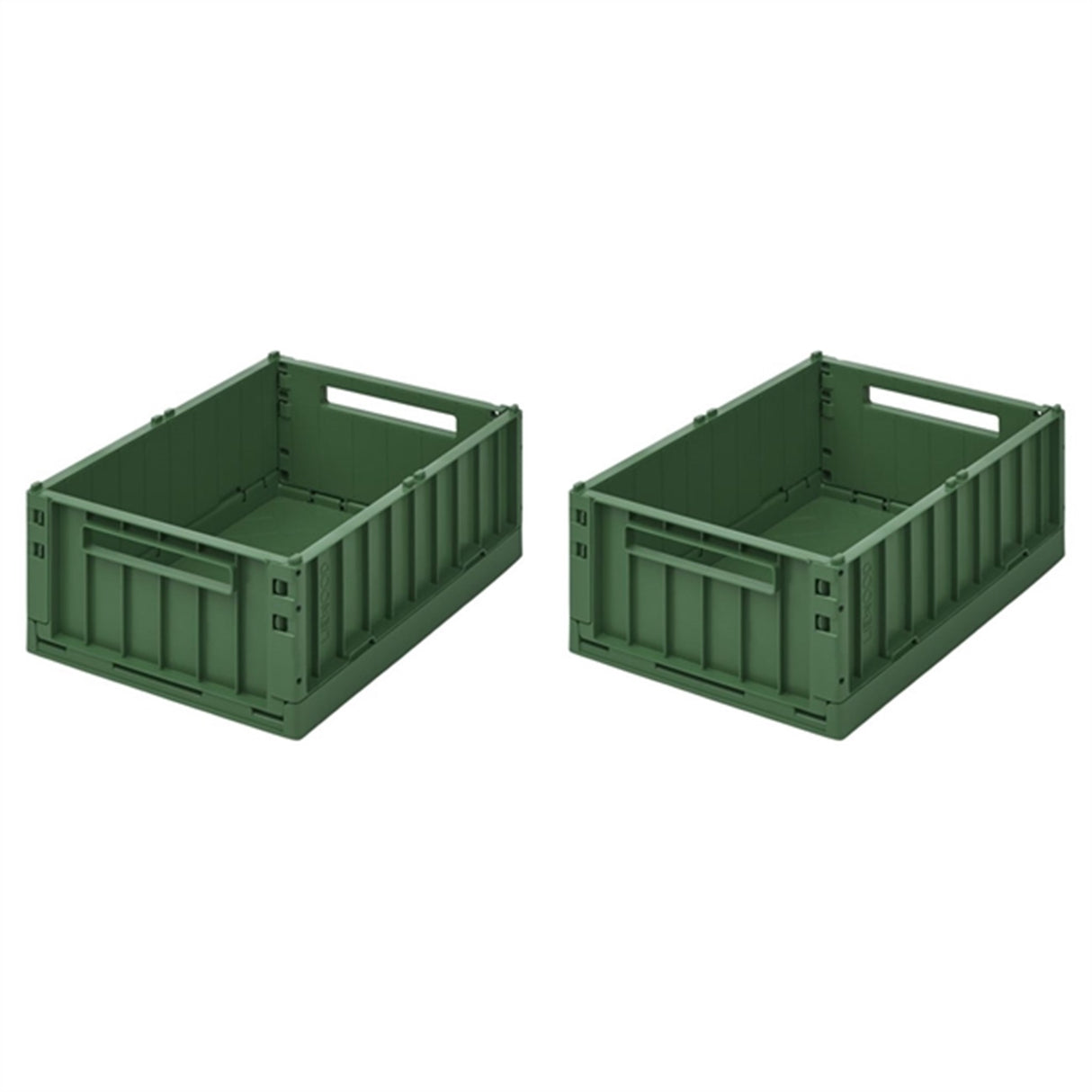 Liewood Weston Opbevaringskasse M Garden Green 2-Pak
