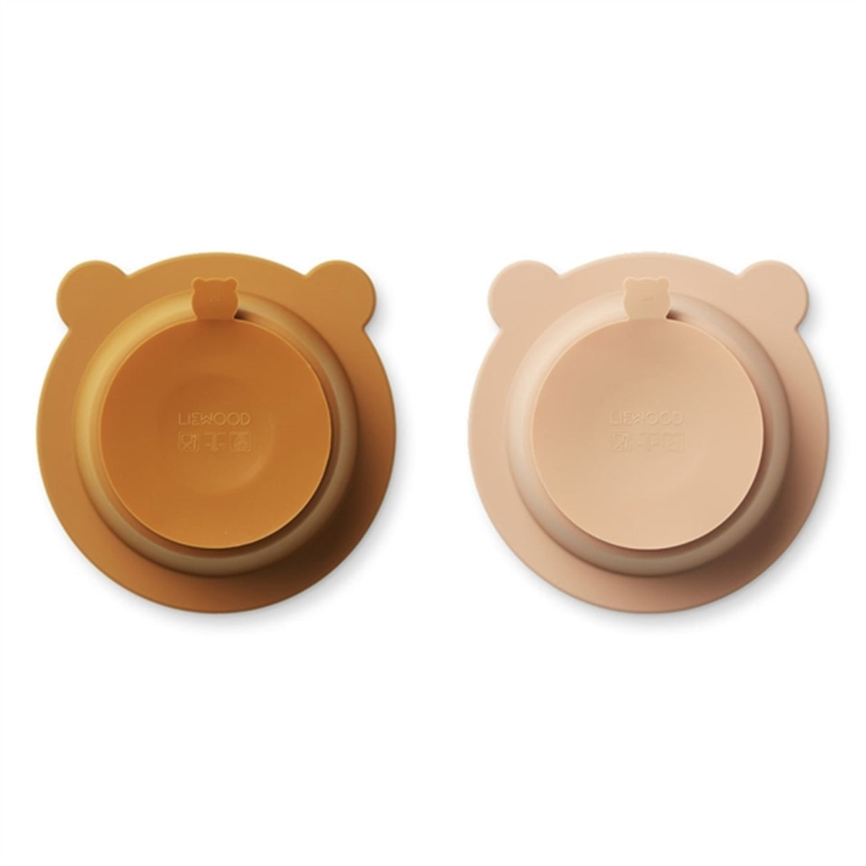 Liewood Skål 2-pak Mustard / Tuscany Rose Mix