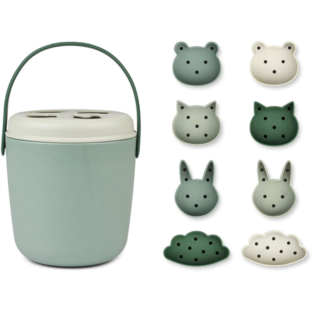 Liewood Jorn Strandbøtte Peppermint Multi Mix