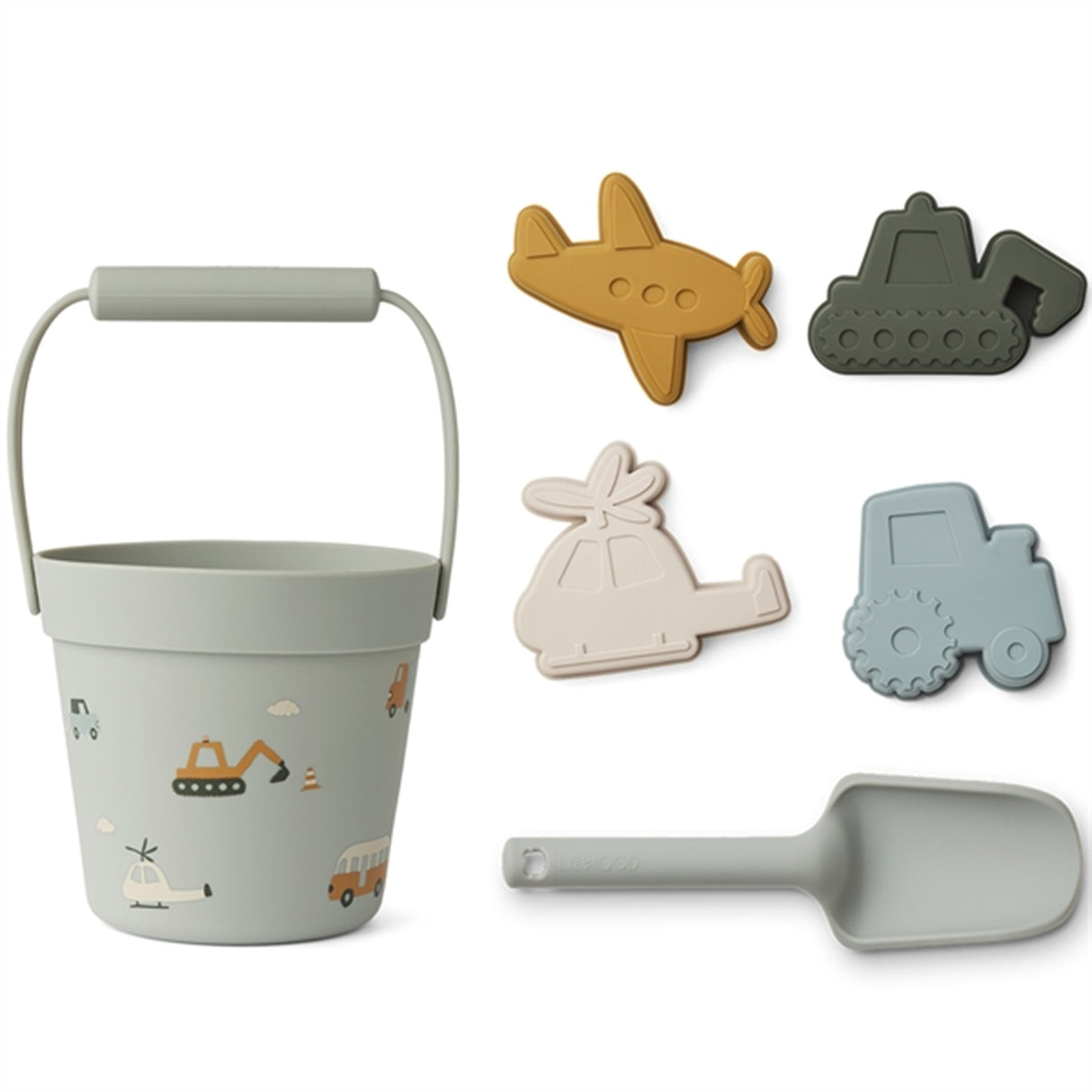 Liewood Dante Strandsett Vehicles/Dove Blue