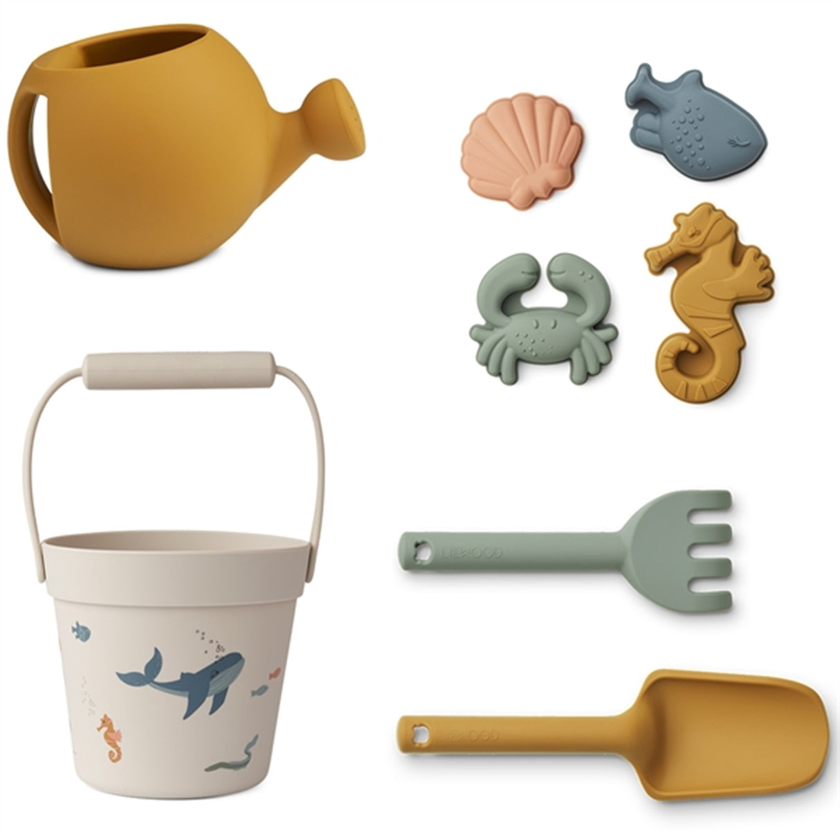 Liewood Florence Hage og strandsett Sea Creature/Sandy