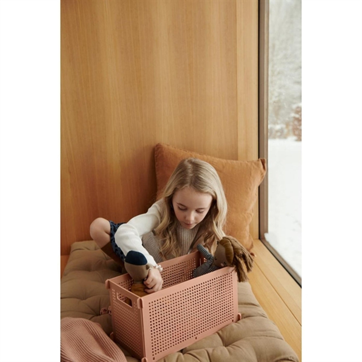 Liewood Dirch Oppbevaringskurv S Tuscany Rose