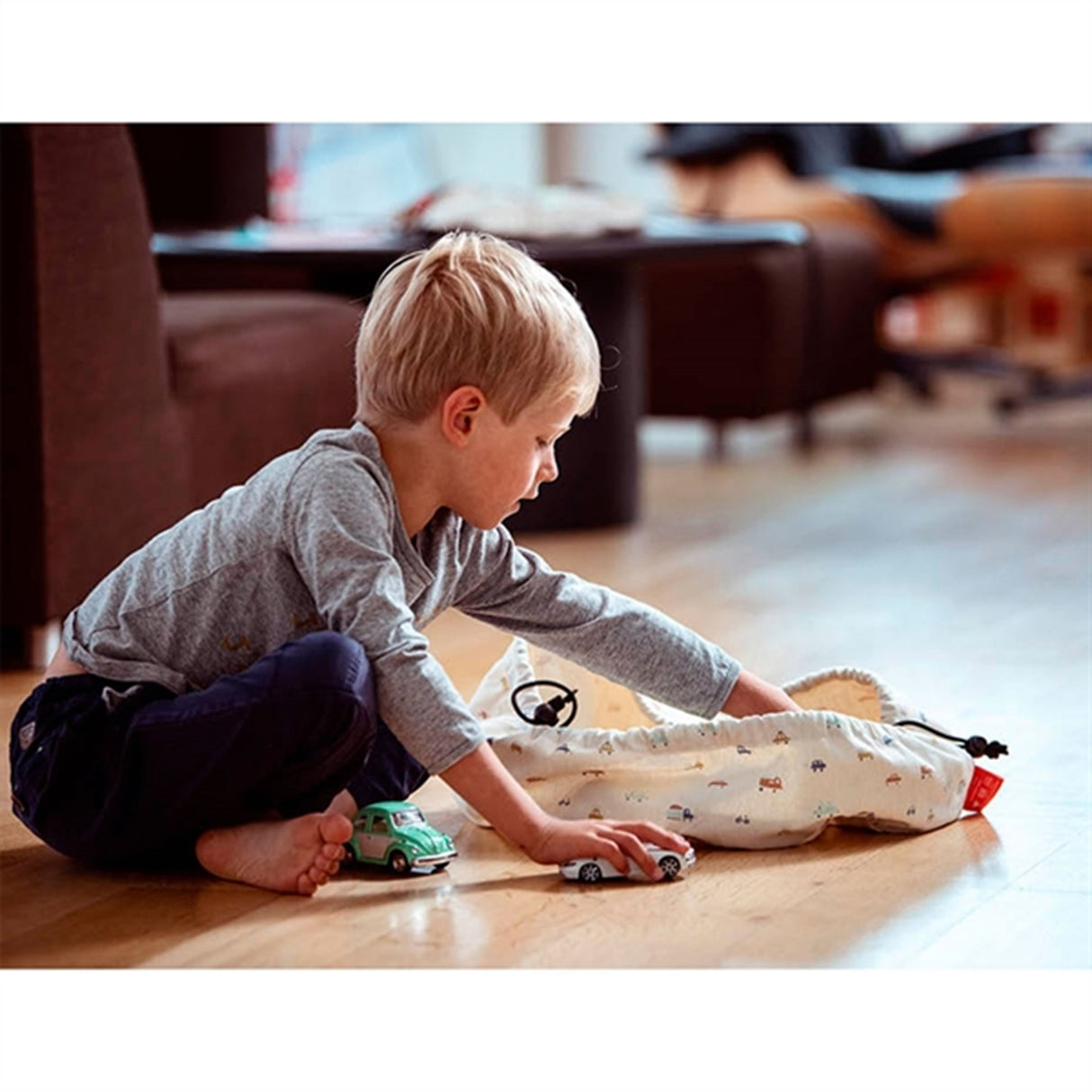Play&Go Oppbevaringspose Mini Cars