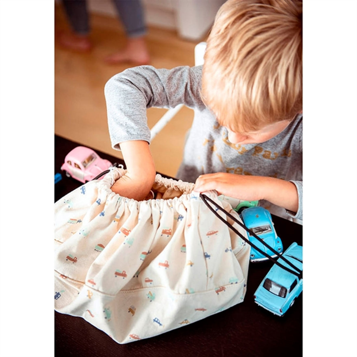 Play&Go Oppbevaringspose Mini Cars
