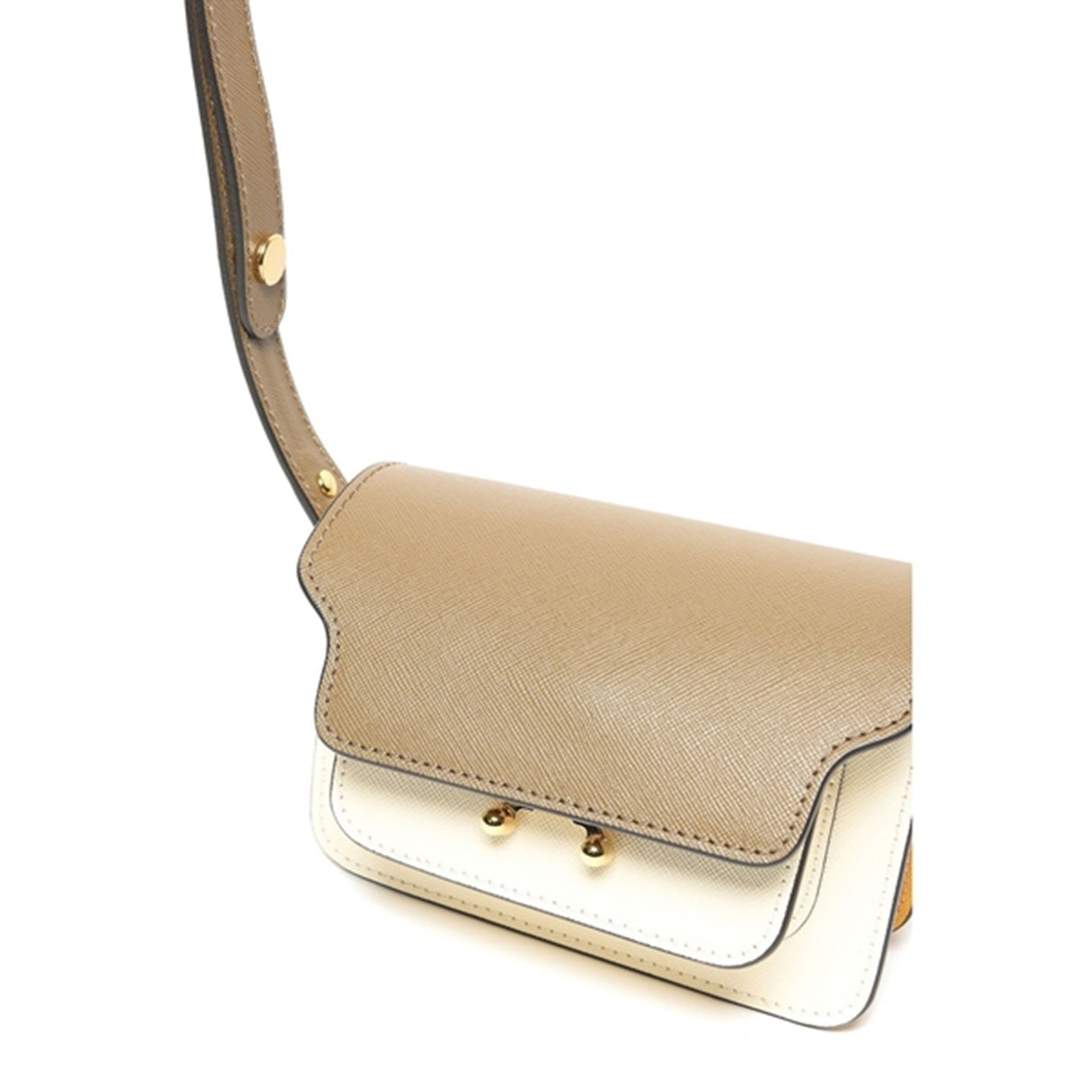 Marni Cigar/Shell/Pumpkin Skulderveske