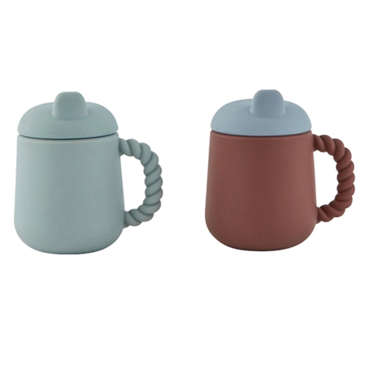 OYOY Mellow Kop 2-Pak Choko/Pale Mint