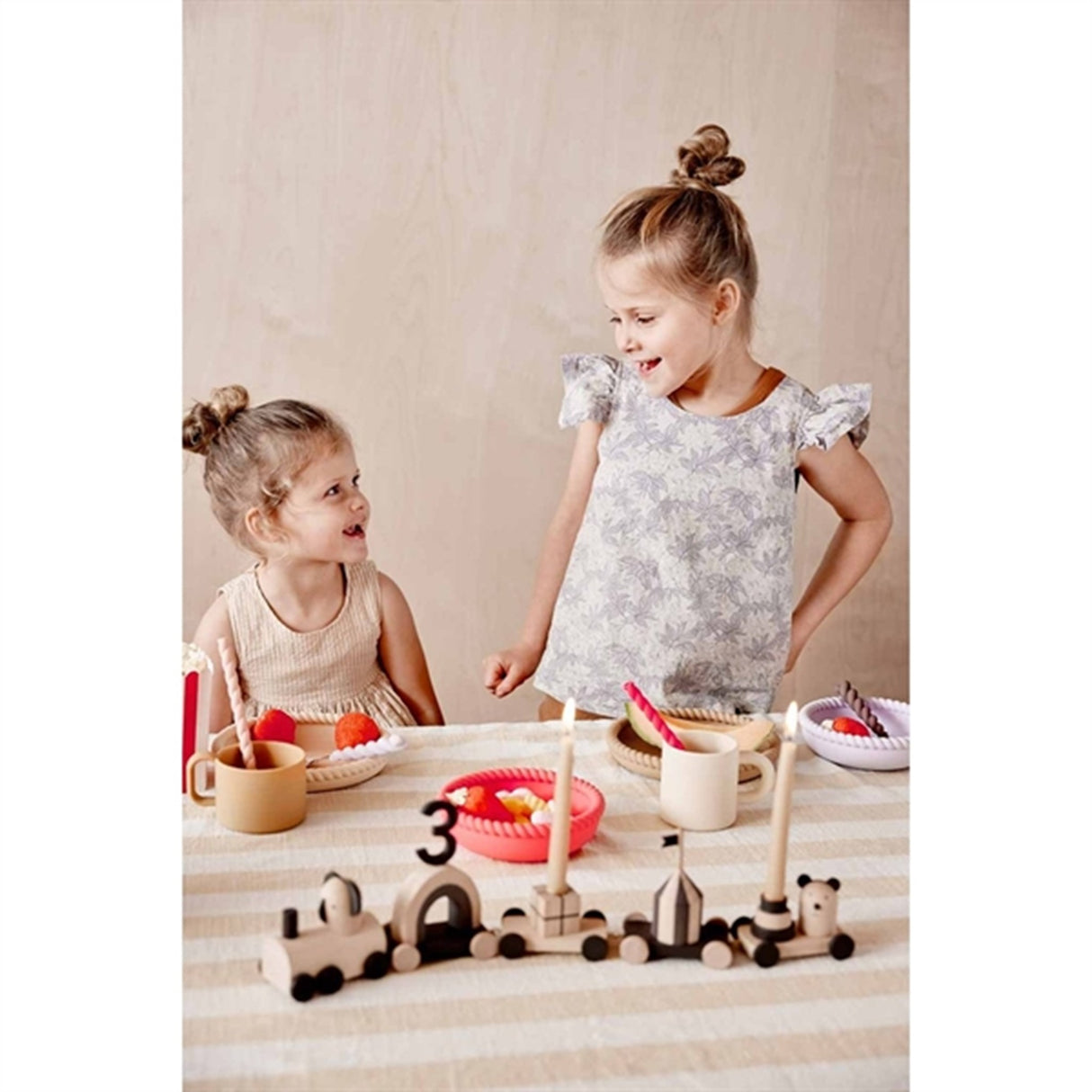 OYOY Nomu Kopp 2-pakning Optic Blue / Light Rubber