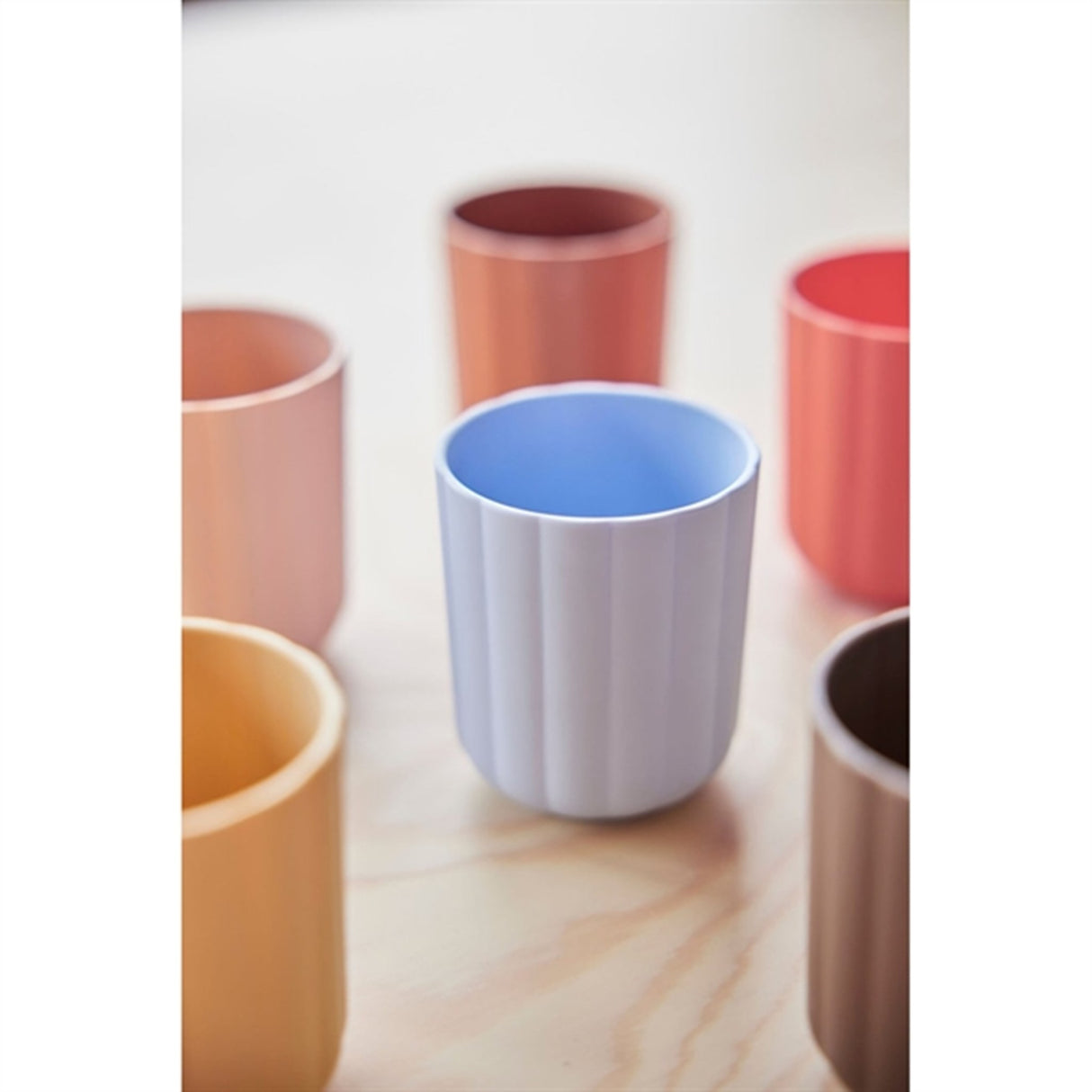 OYOY Pullo Kopp 2-pakning Caramel / Ice Blue