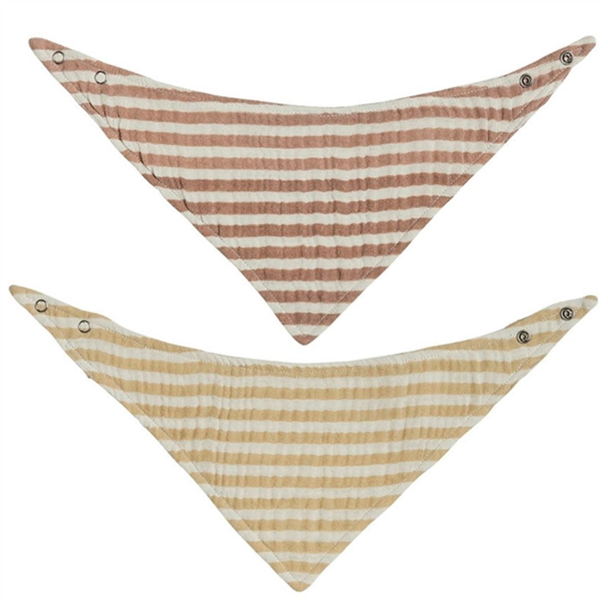 OYOY Striped Savlesmæk 2-pakning Natural / Caramel