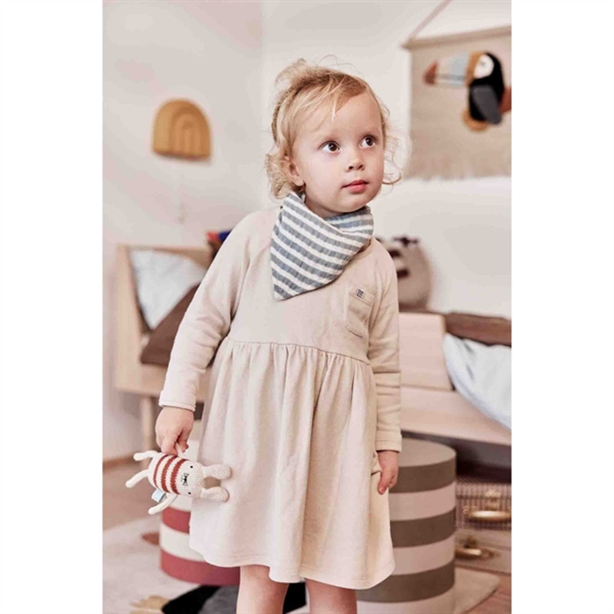 OYOY Striped Savlesmæk 2-pakning Blue / Brown