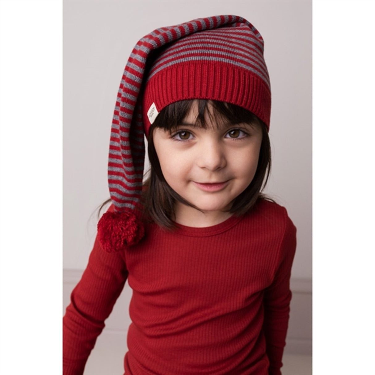 MarMar Modal Hibiscus Red Plain Genser