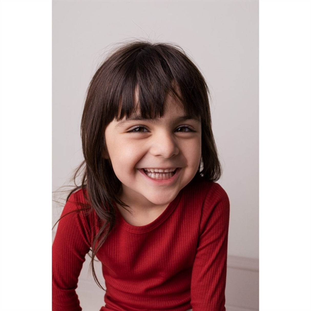 MarMar Modal Hibiscus Red Plain Genser