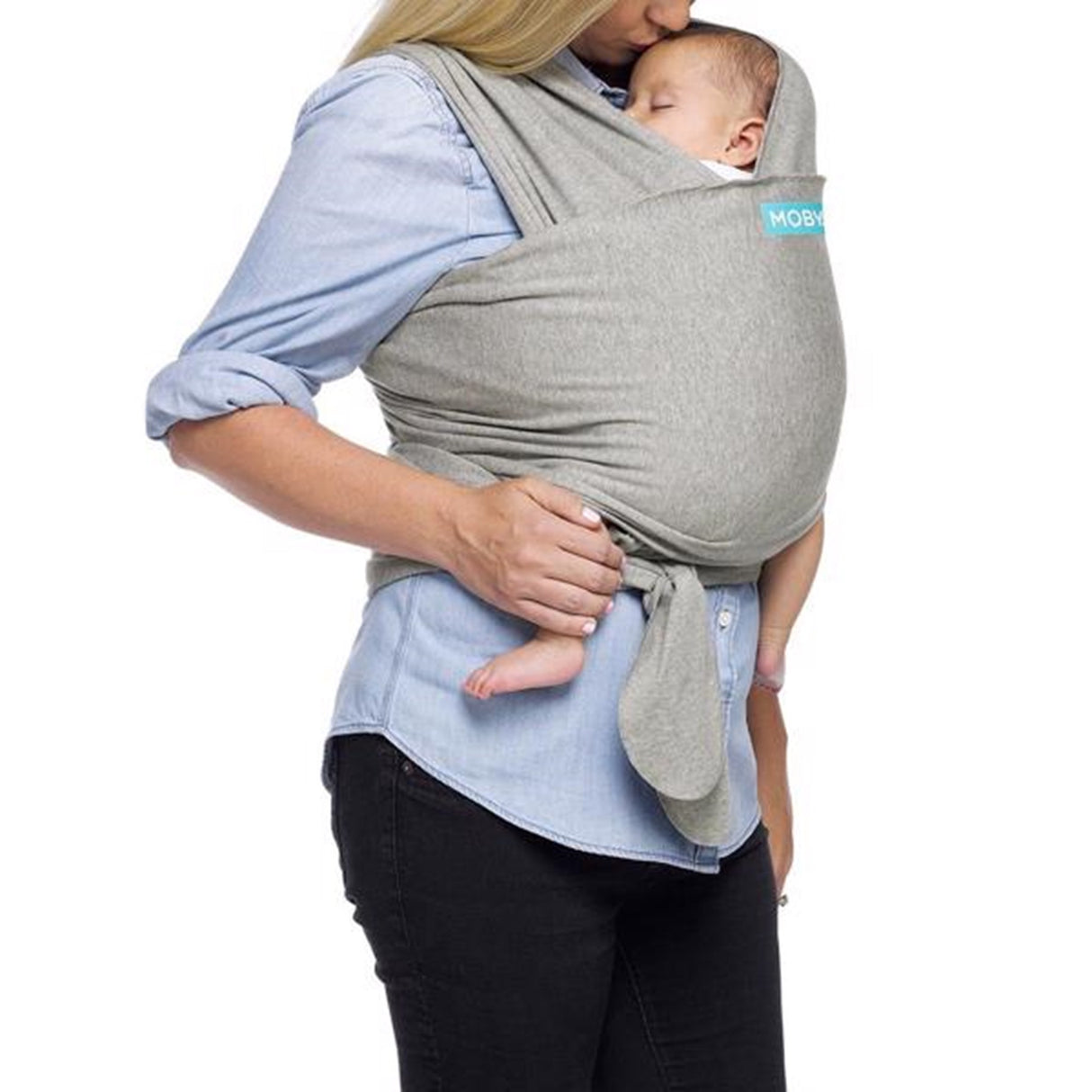 Moby Classic Wrap - Strekvikle Grey