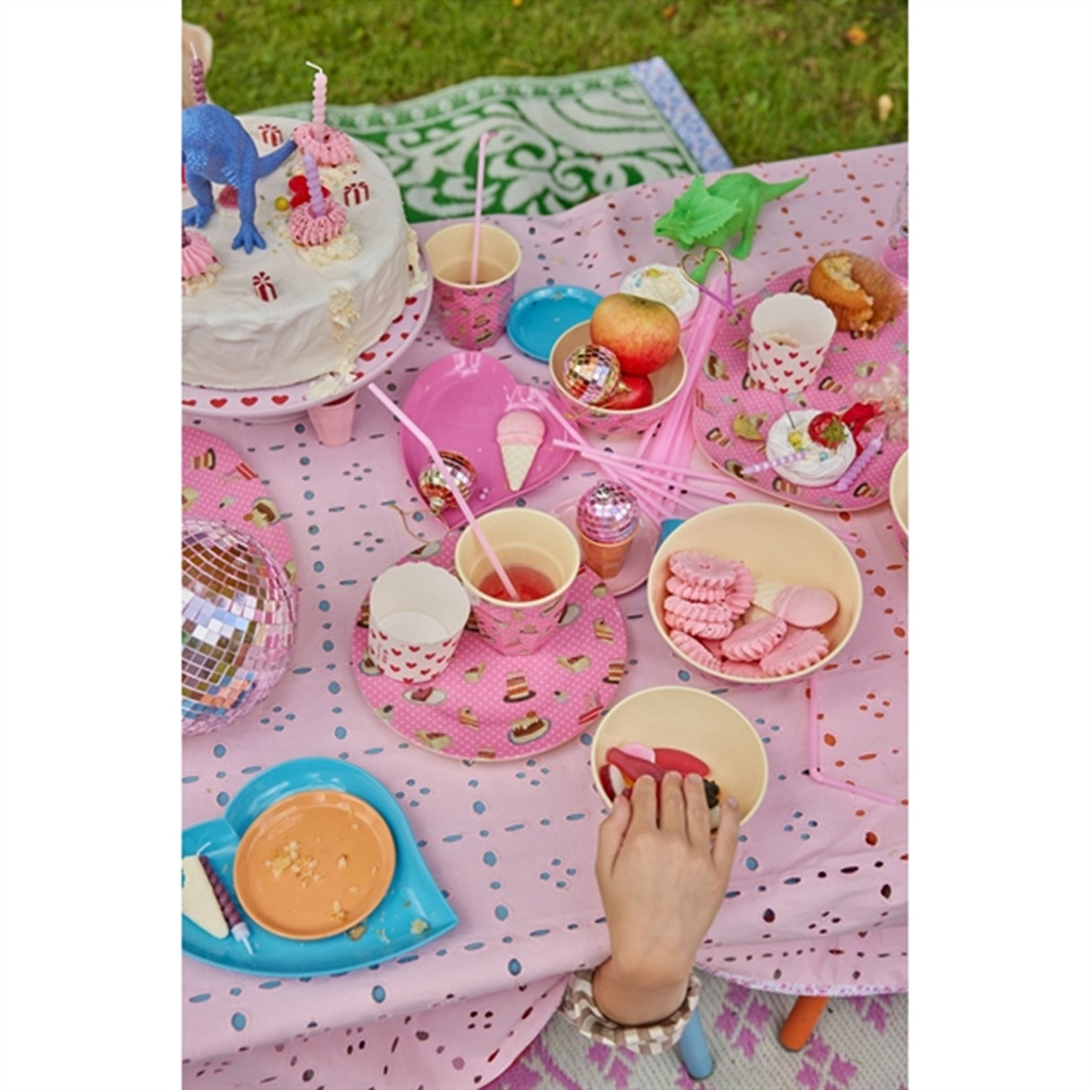 RICE Sweet Cake Print Lille Melamin Skål