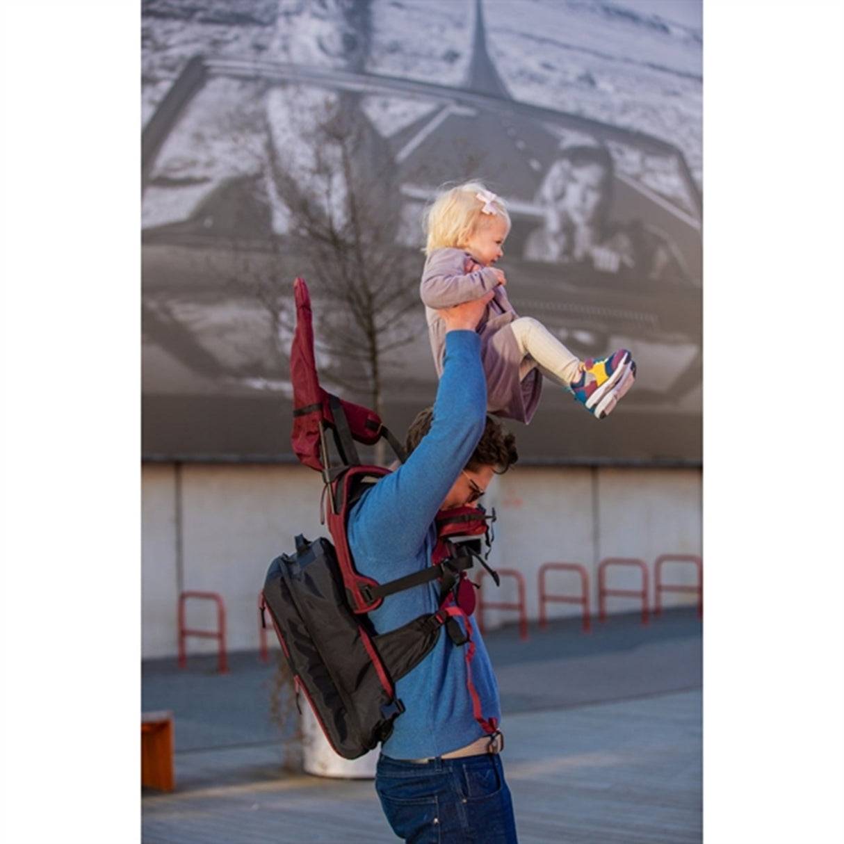 MiniMeis Ryggsekk Burgundy