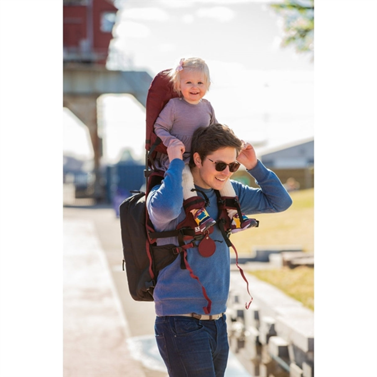 MiniMeis Ryggsekk Burgundy