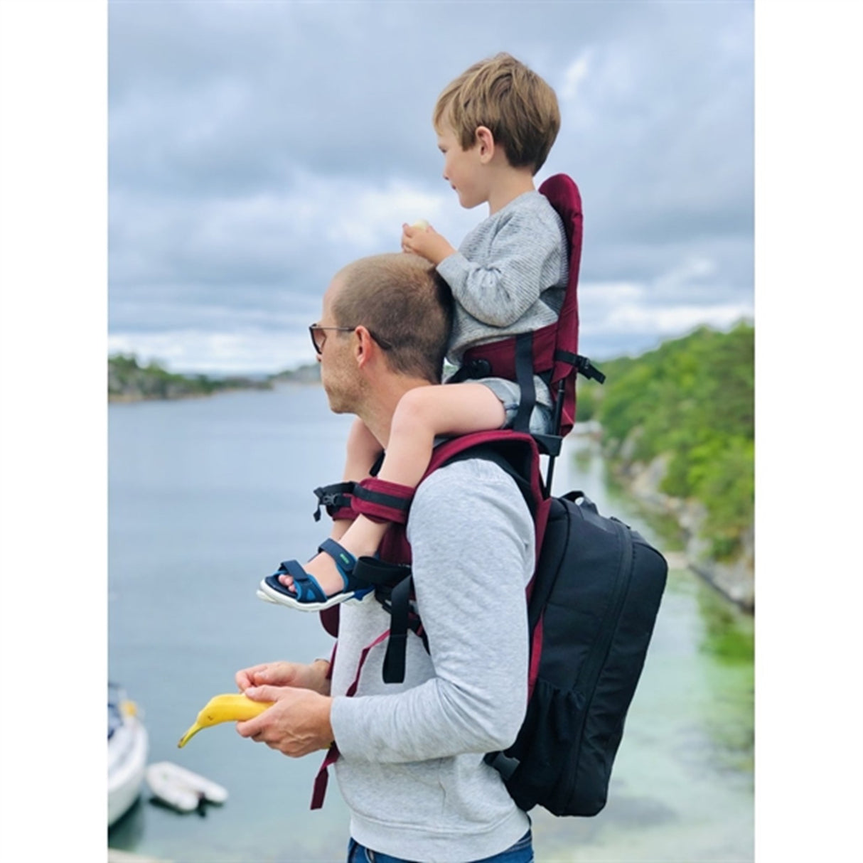 MiniMeis Ryggsekk Burgundy