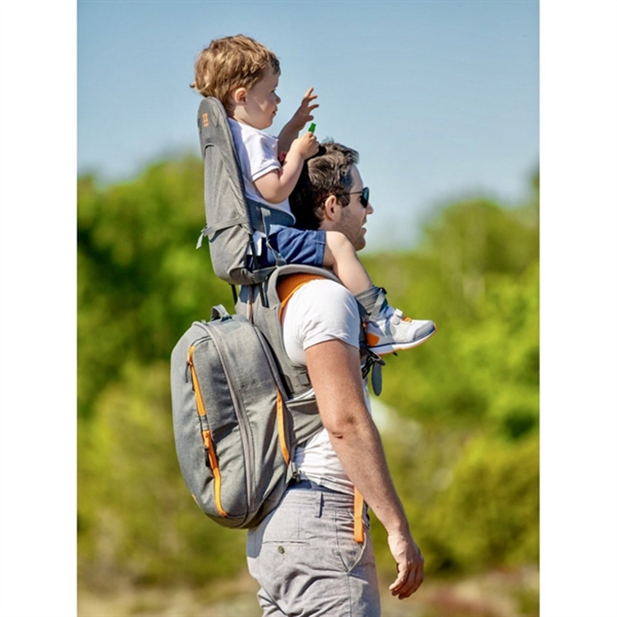 MiniMeis Ryggsekk Grey Melange