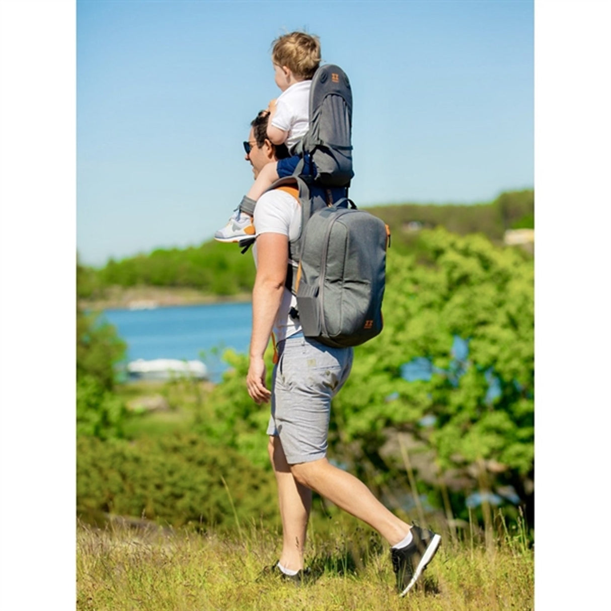 MiniMeis Ryggsekk Grey Melange