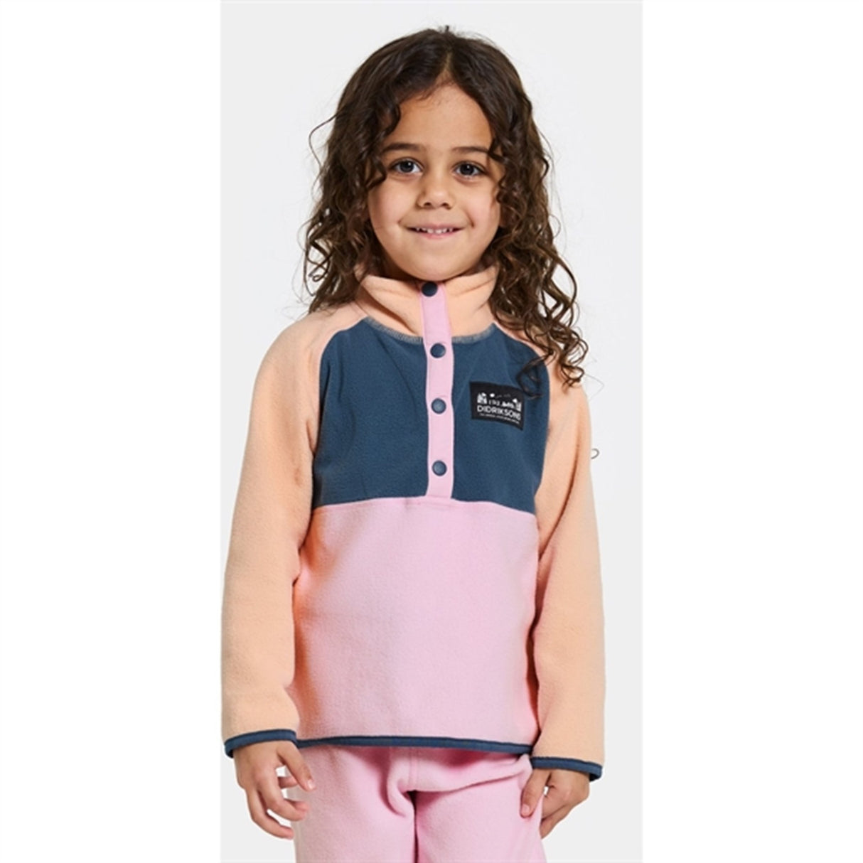 Didriksons Orchid Pink Monte Kids Fleece Jakke