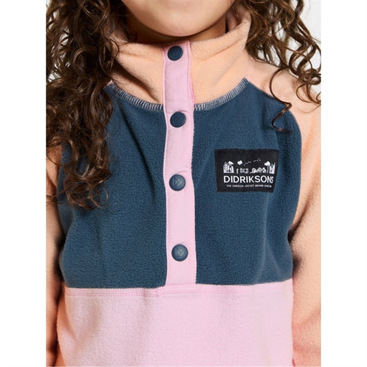 Didriksons Orchid Pink Monte Kids Fleece Jakke