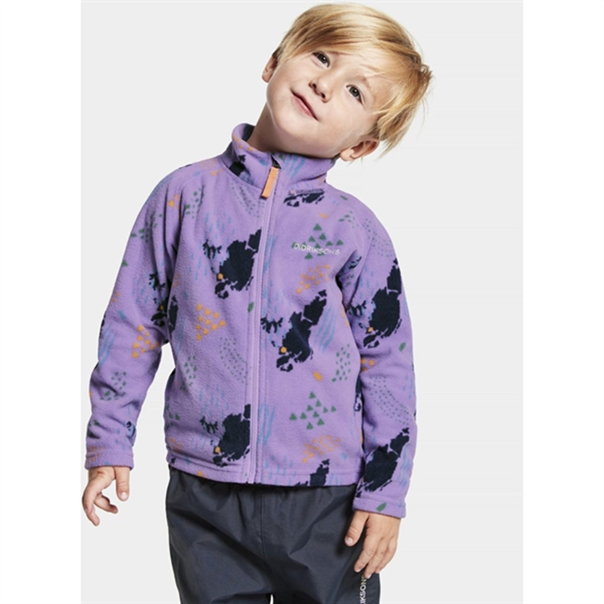 Didriksons Monte Grundsund Purple Fleece Jakke