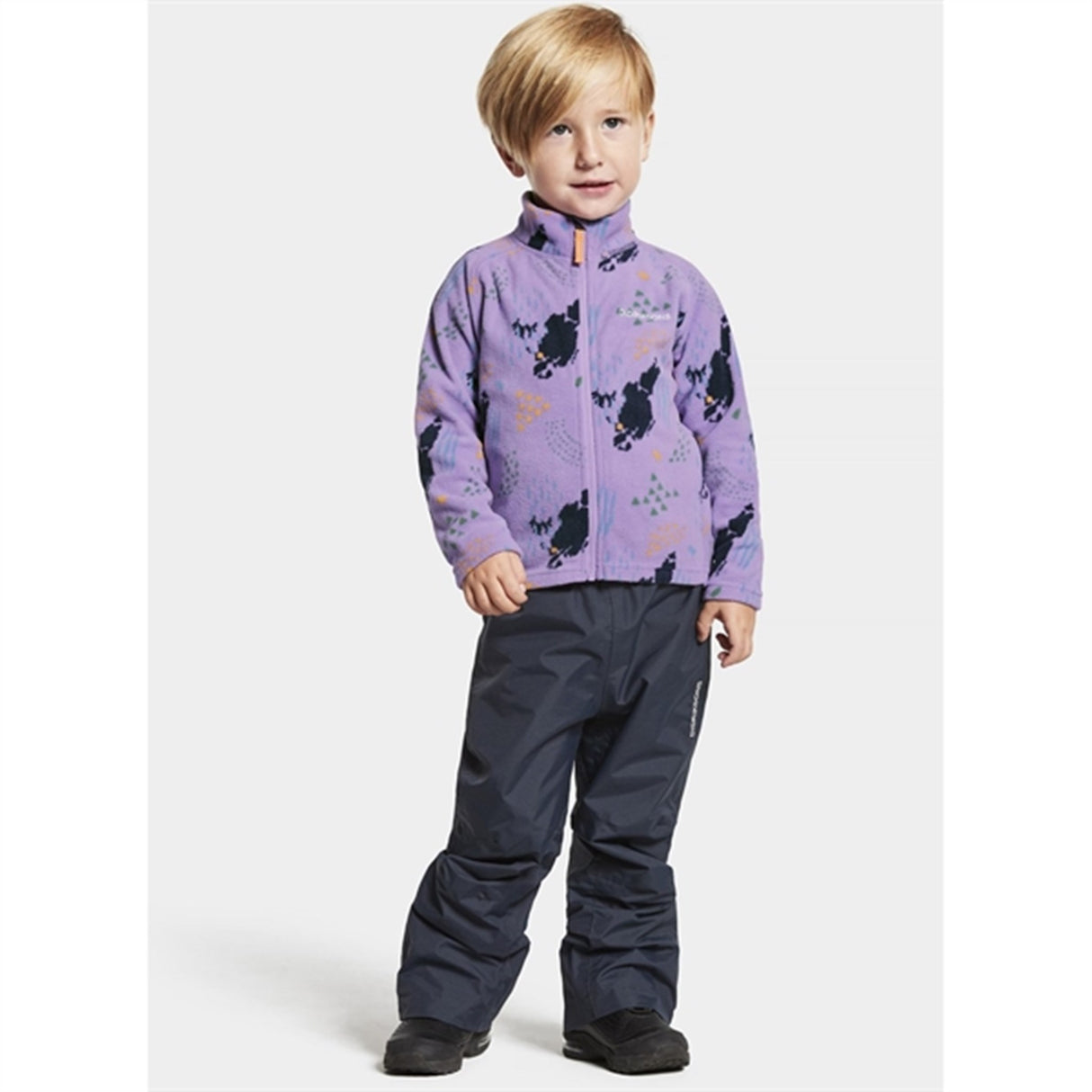 Didriksons Monte Grundsund Purple Fleece Jakke