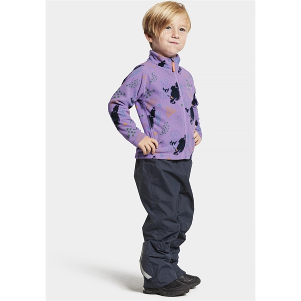Didriksons Monte Grundsund Purple Fleece Jakke