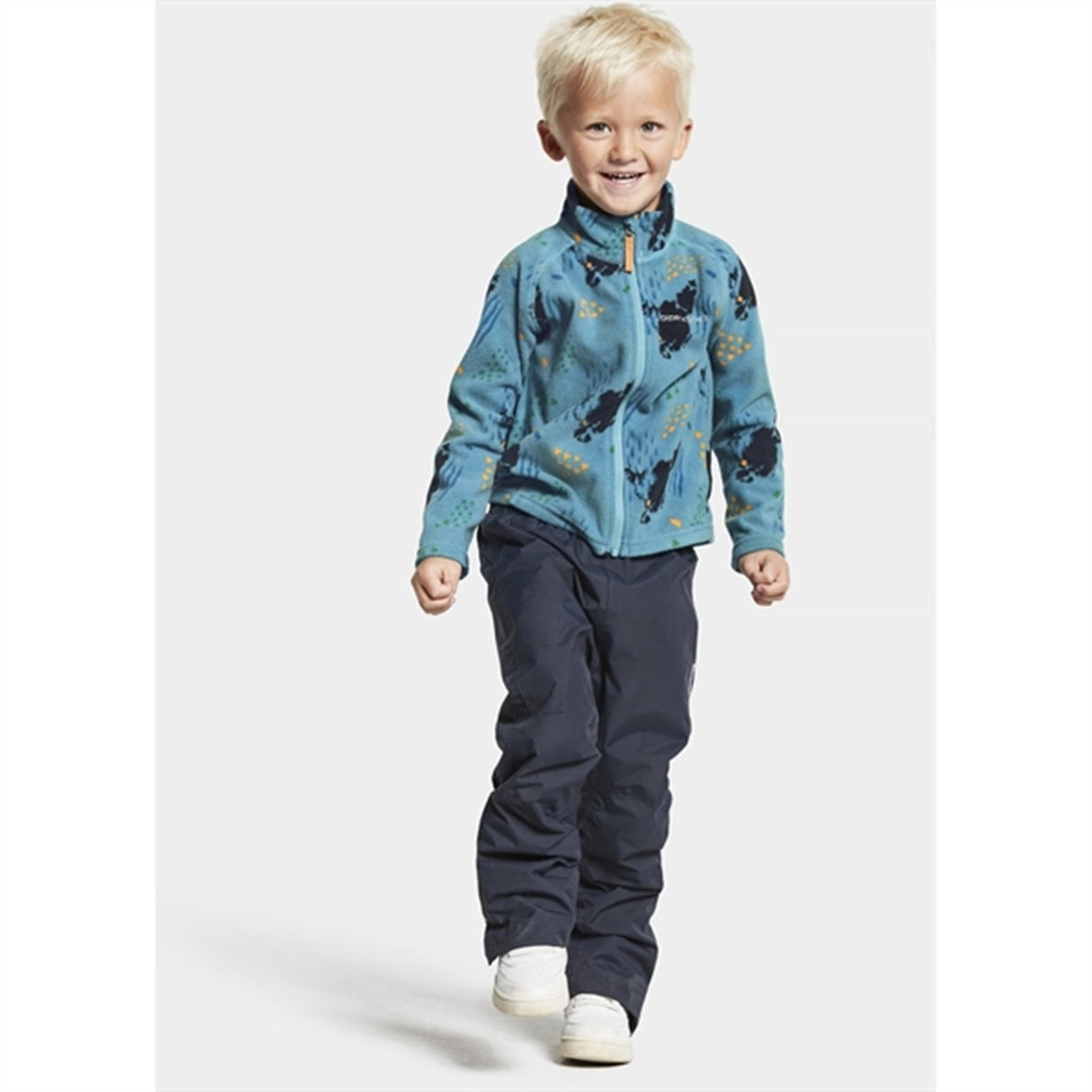 Didriksons Monte Grundsund Blue Fleece Jakke
