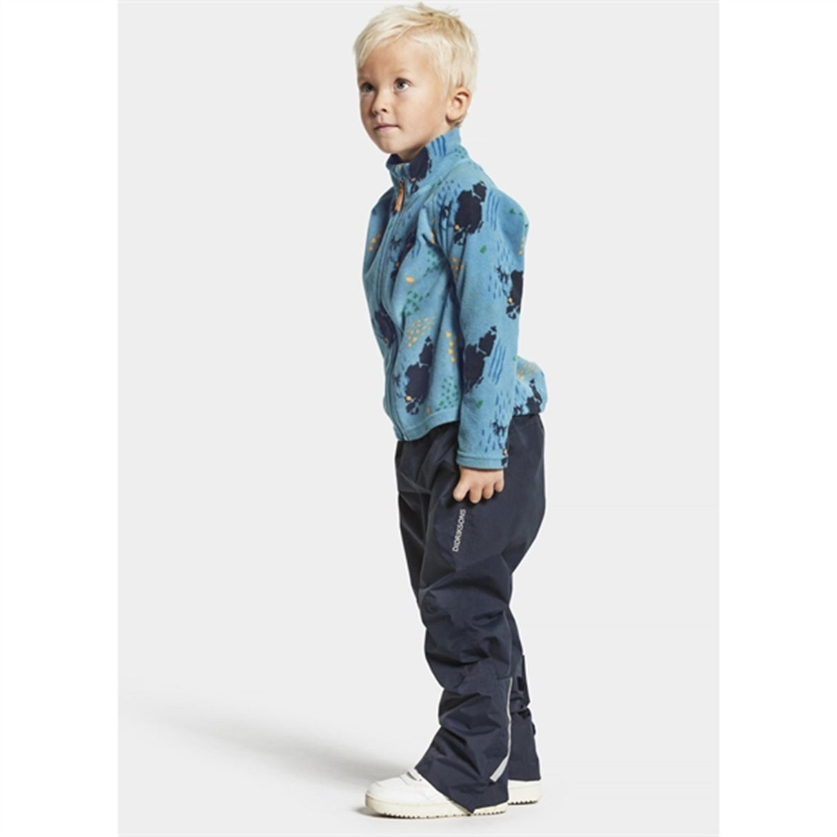 Didriksons Monte Grundsund Blue Fleece Jakke