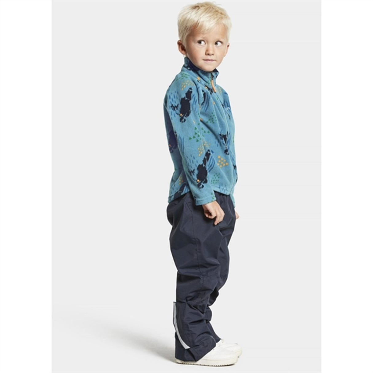 Didriksons Monte Grundsund Blue Fleece Jakke