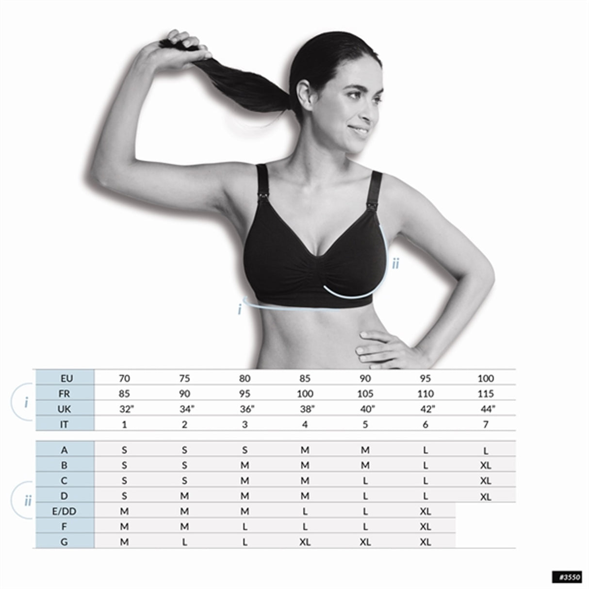 Carriwell Graviditets-BH Hvid