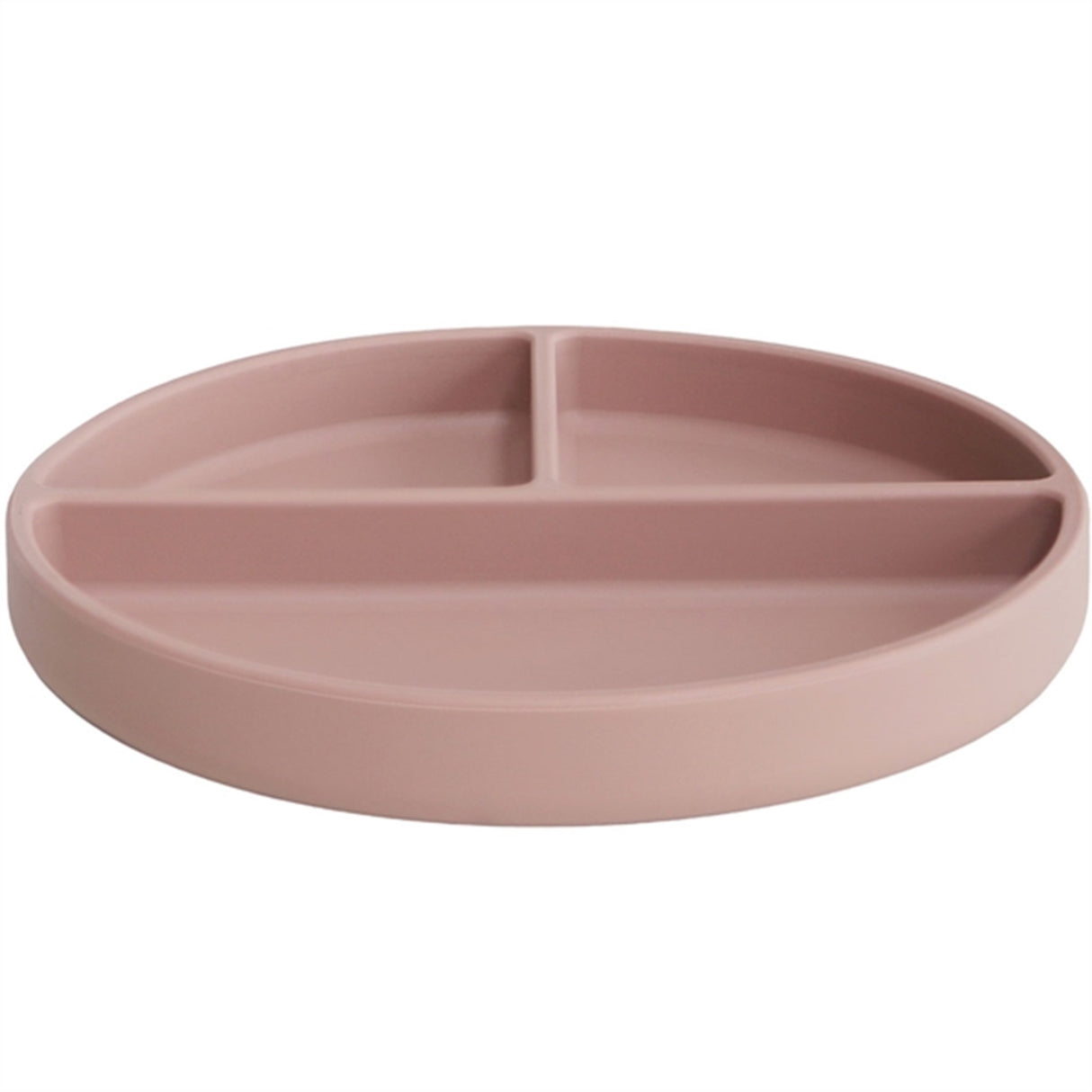 Mushie Silikone Tallerken Blush