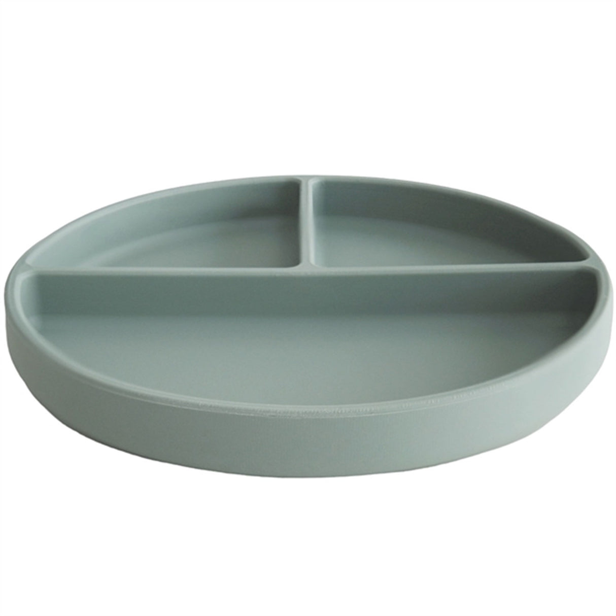 Mushie Silikone Tallerken Cambridge Blue