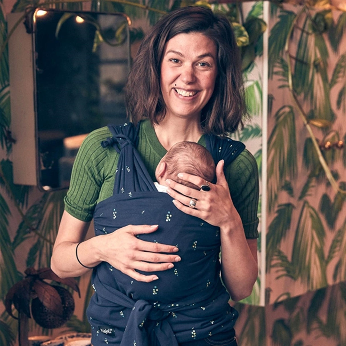 Najell Wrap Strekvikle Eucalyptus Navy Blue