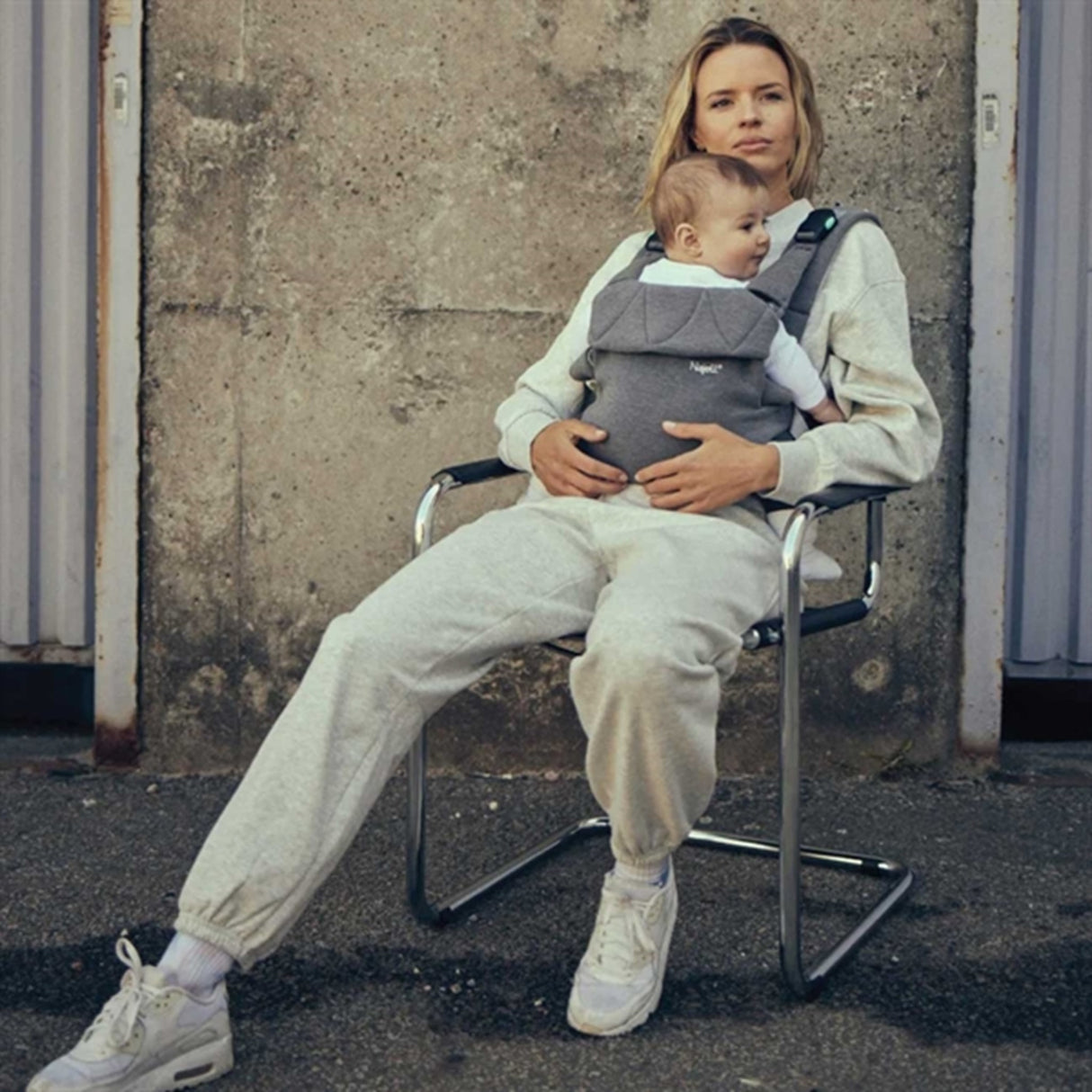 Najell Easy Bæresele Mercury Grey