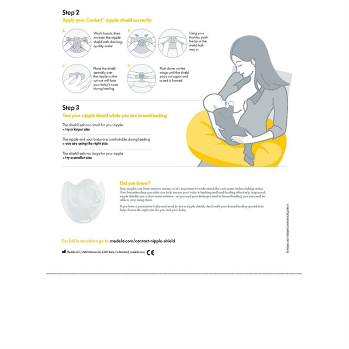 medela Contact Ammeinnlegg 20mm 2-pak