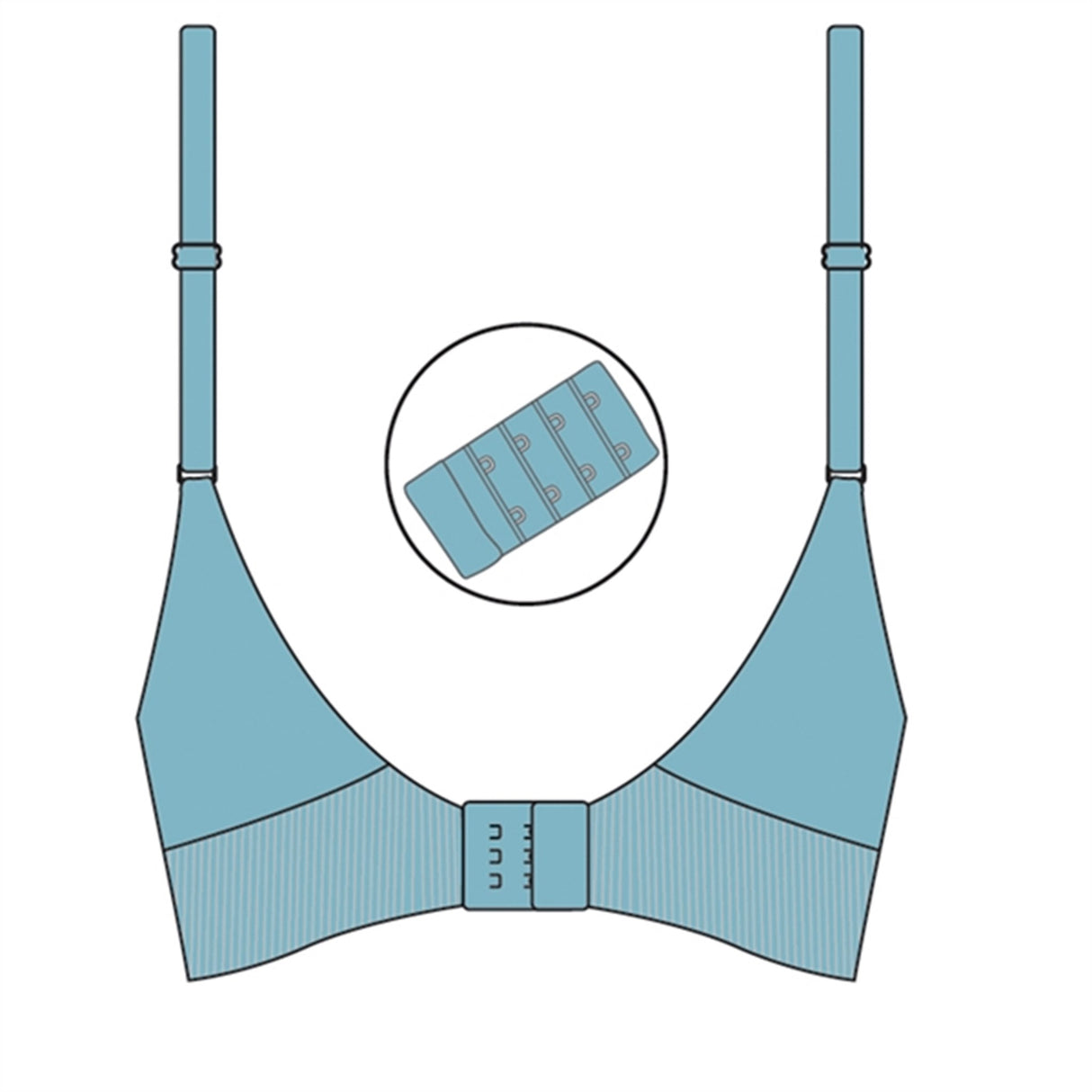 Carriwell Graviditets- og Amme-BH m. Indlæg og Carri-Gel Sort