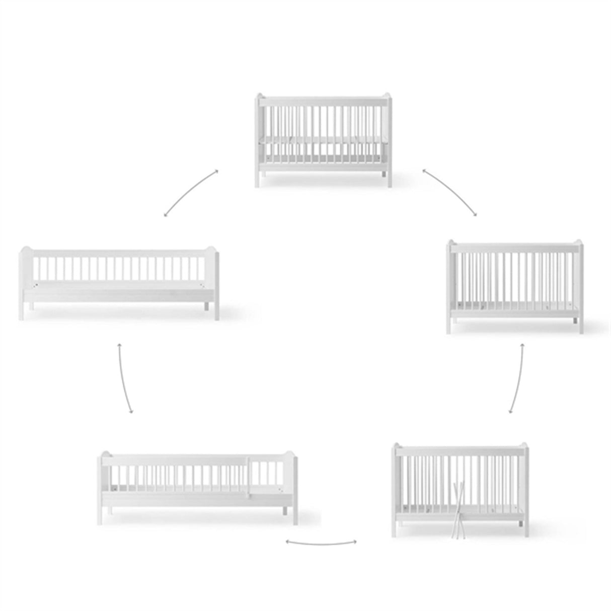 Oliver Furniture Seaside Lille+ Basic Hvid 4